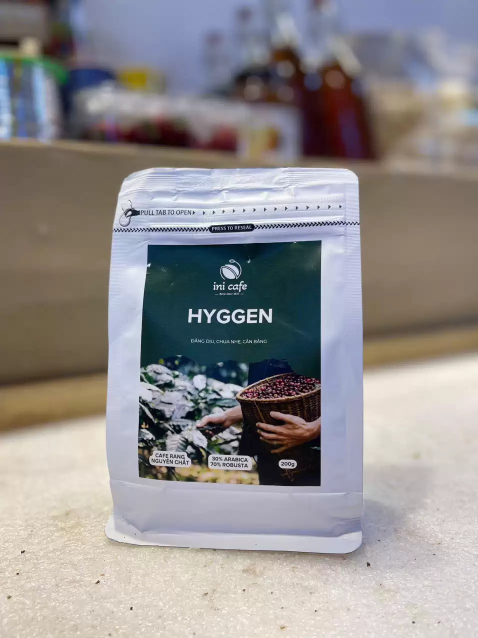 Cà Phê Mix 30% Arabica Cầu Đất &#8211; 70 % Robusta Đăk Lăk